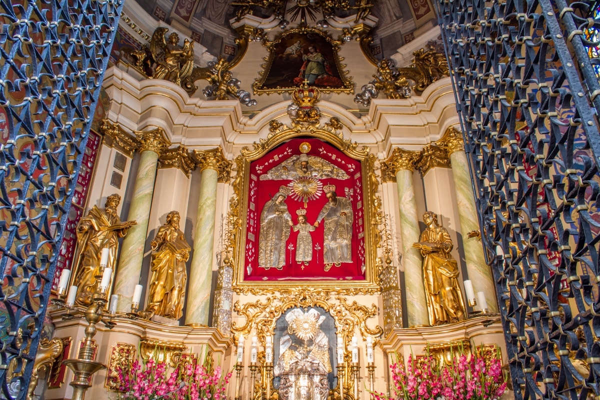 Obraz Świętej Rodziny w kościele pw. Wniebowzięcia Najświętszej Maryi Panny w Kaliszu