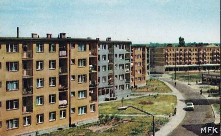 Bloki na osiedlu Kaliniec, fragment ul. Barbary i Bogumiła