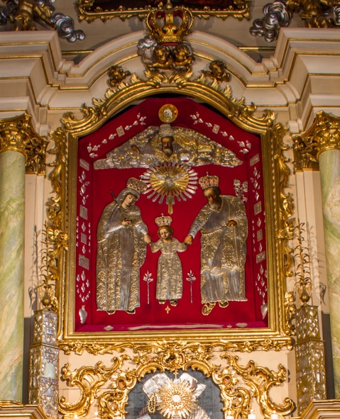 Obraz św. Rodziny w sanktuarium św. Józefa w Kaliszu