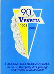 Logo obchodów 90-lecia klubu Venetia w Ostrowie Wielkopolskim